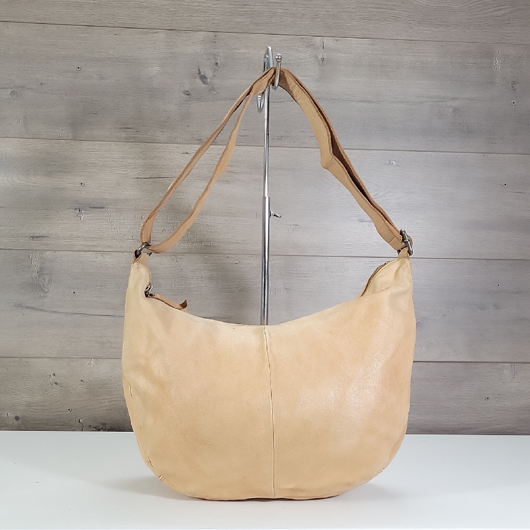 Vilenca Holland For Anthropologie Leather Hobo Crossbody Bag